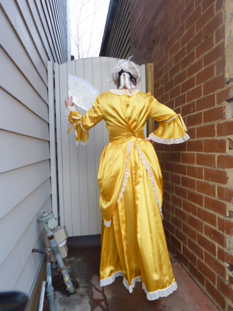 golden yellow marie antoinette costume | Bam Bam Costume Hire