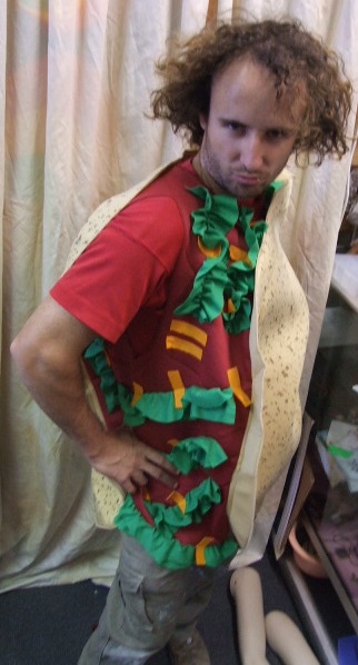 Giant Taco Costume | Bam Bam Costume Hire